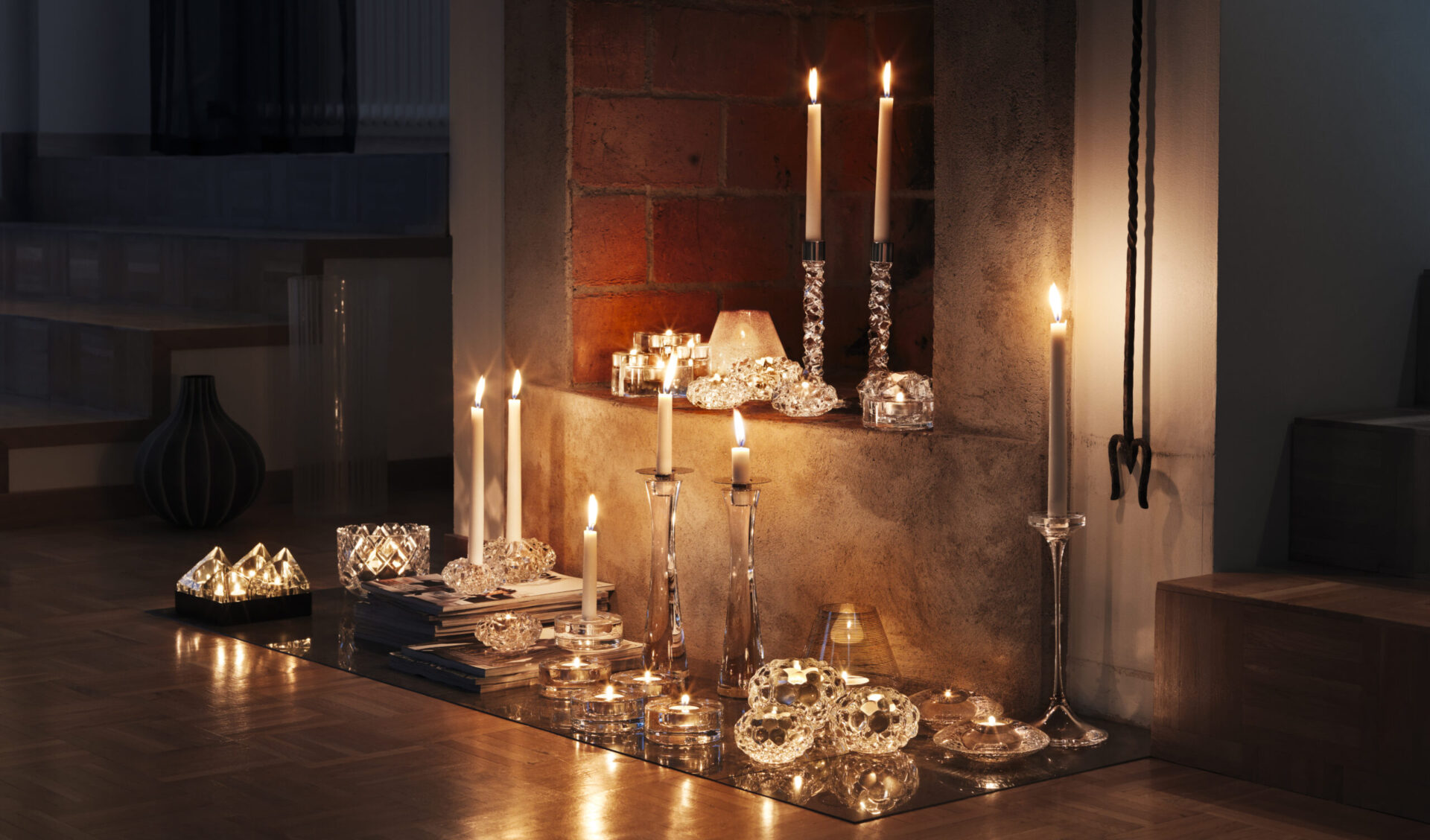 carat candlestick and votive