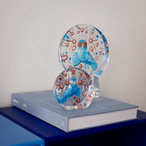 Maleras tales from Wilderness glass sculpture