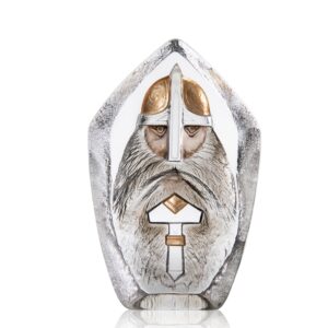 Maleras Thor lim. edition glass Viking sculpture