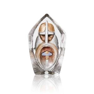 Maleras Masq Thor glass Wiking sculpture