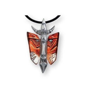 Maleras Mefisto necklace in sterling silver and crystal by Mats Jonasson
