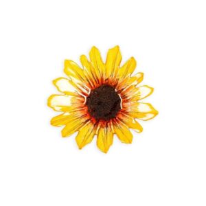 Maleras Sunflower votive in crystal