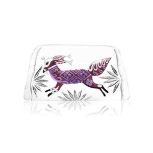 Fox crystal sculpture by maleras Sweden