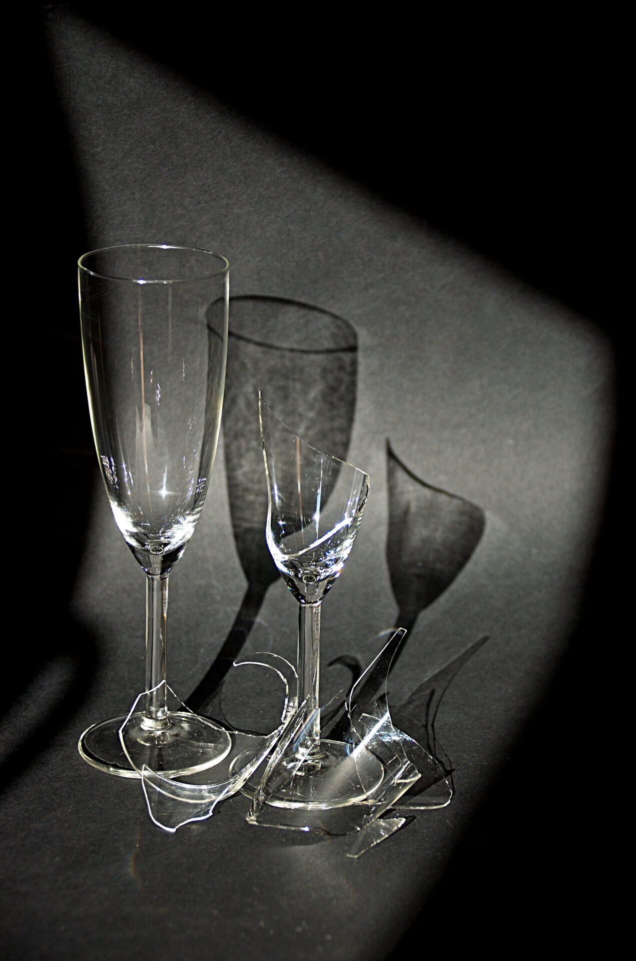 broken glass