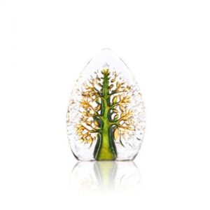 Maleras Tree of Life green in glass by Maleras